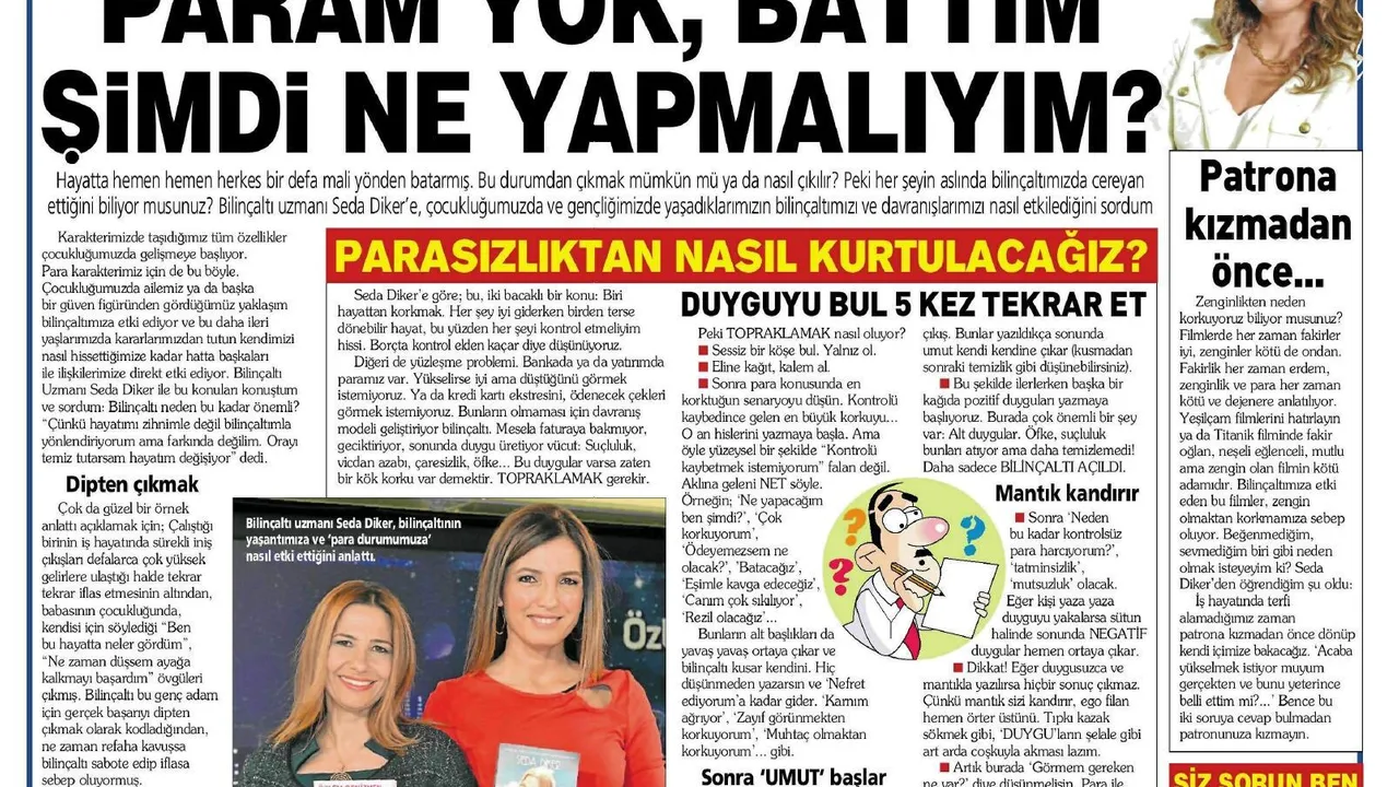 Param Yok Battim Simdi Ne Yapmaliyim 10 01 2013 Paradurumu Com