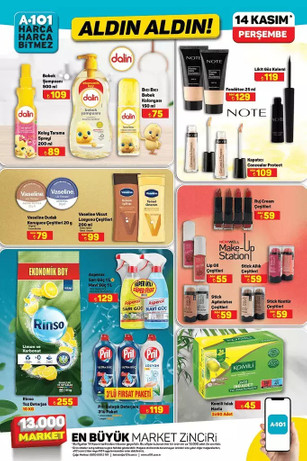 A101 Aldın Aldın fırsatları devam ediyor! İşte 14 Kasım Perşembe ve 9-15 Kasım Aktüel Kataloğu... resim: 7