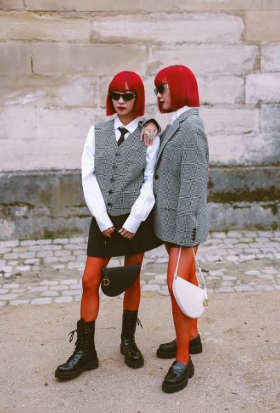Paris Moda Haftası başladı: İşte Sonbahar/Kış 2024'ün en iyi sokak stili fotoğrafları resim: 14