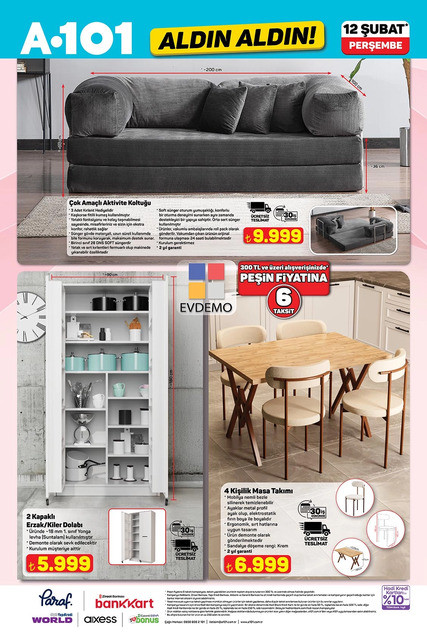 A101 Aldın Aldın Fırsat Kataloğunu Yayınlandı: İşte A101 Aldın Aldın 12 Şubat 2026 İndirim Kataloğu resim: 7