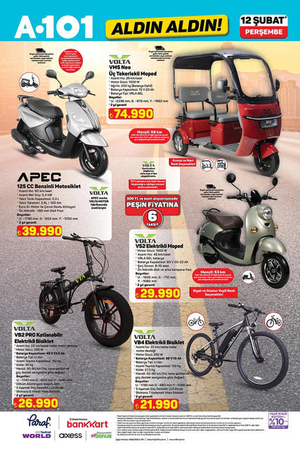 A101 Aldın Aldın Fırsat Kataloğunu Yayınlandı: İşte A101 Aldın Aldın 12 Şubat 2026 İndirim Kataloğu resim: 0