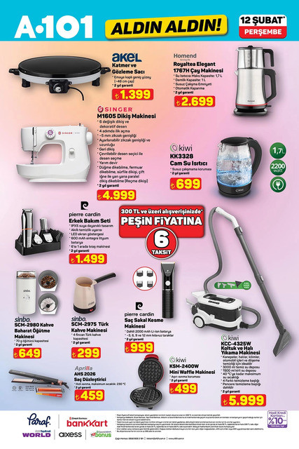 A101 Aldın Aldın Fırsat Kataloğunu Yayınlandı: İşte A101 Aldın Aldın 12 Şubat 2026 İndirim Kataloğu resim: 11