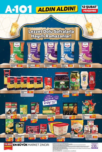 A101 Aldın Aldın Fırsat Kataloğunu Yayınlandı: İşte A101 Aldın Aldın 12 Şubat 2026 İndirim Kataloğu resim: 13