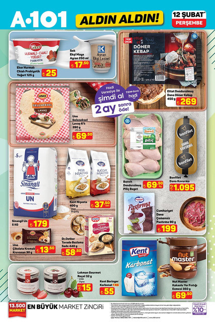 A101 Aldın Aldın Fırsat Kataloğunu Yayınlandı: İşte A101 Aldın Aldın 12 Şubat 2026 İndirim Kataloğu resim: 2