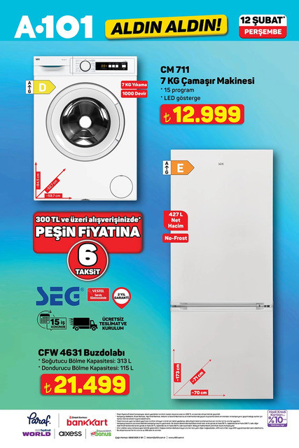 A101 Aldın Aldın Fırsat Kataloğunu Yayınlandı: İşte A101 Aldın Aldın 12 Şubat 2026 İndirim Kataloğu resim: 9