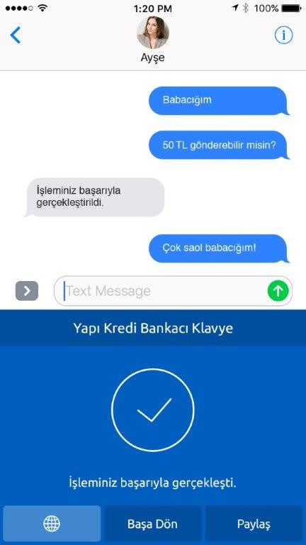 Mesajlaşırken para göndermek hayal değil resim: 1