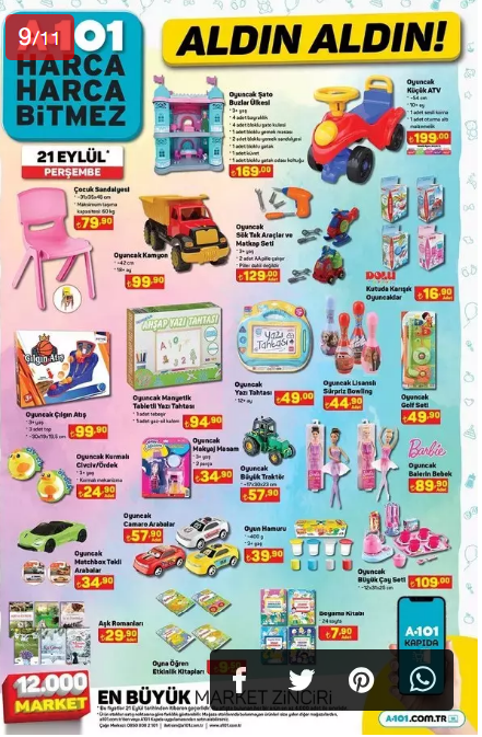 21 Eylül Perşembe A101'de neler indirime giriyor? İşte indirim kataloğu resim: 6