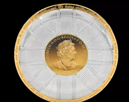 Kraliçe II. Elizabeth anısına dev madeni para tasarlandı! İşte fiyatı... resim: 0