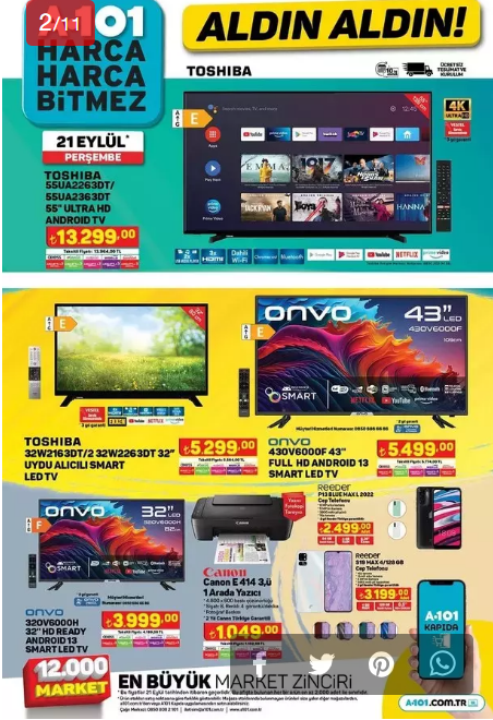 21 Eylül Perşembe A101'de neler indirime giriyor? İşte indirim kataloğu resim: 0