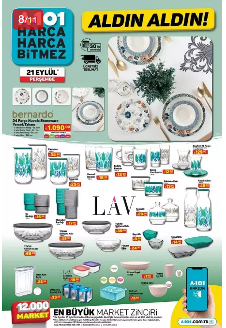 21 Eylül Perşembe A101'de neler indirime giriyor? İşte indirim kataloğu resim: 5