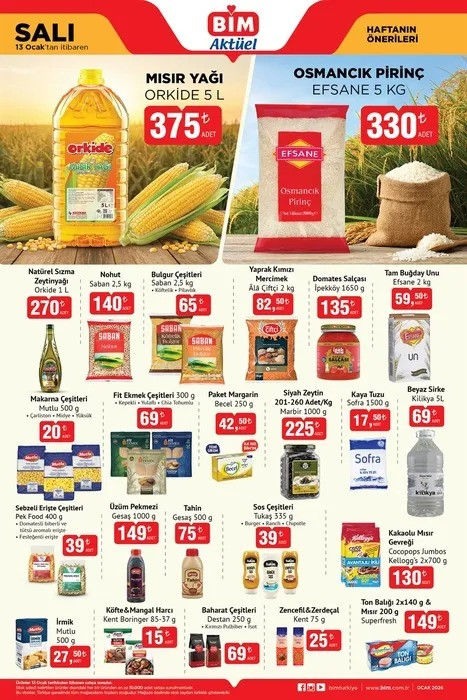 BİM Aktüel Kataloğuyla İndirim Yağmuru Başlıyor: BİM13-16 Ocak 2026 Aktüel Ürün Kataloğunu Yayınladı resim: 0