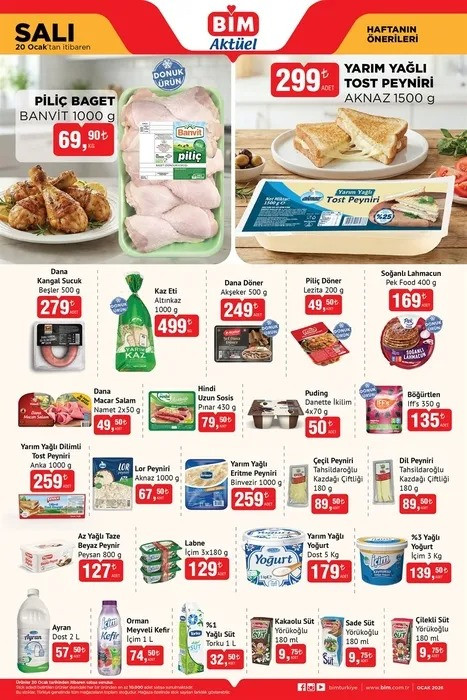 BİM İndirim Kataloğunu Yayımladı! İşte BİM 20 Ocak 2026 Salı Aktüel Kataloğu... resim: 2