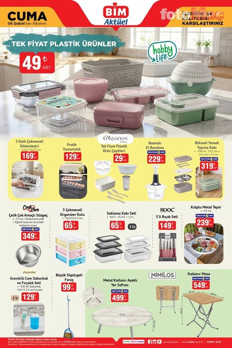 BİM Cuma İndirim Kataloğunu Yayımladı! İşte BİM 6 Şubat 2026 BİM Aktüel Kataloğu... resim: 2