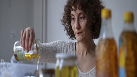 Mutfaktan çıkan kadın girişimci atıktan çevreci sabun üretti resim: 1