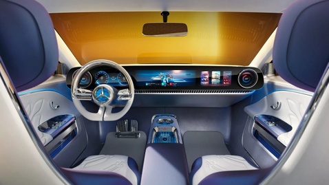 Mercedes'in yeni elektrikli harikası: CLA Concept resim: 1
