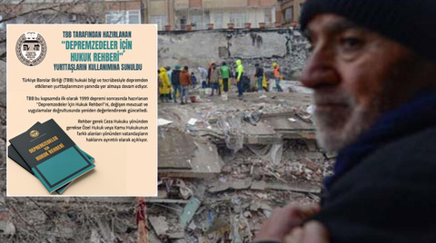 TBB 'Depremzedeler İçin Hukuk Rehberi' hazırladı