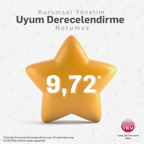 TEV'in kurumsal yönetim ilkelerine uyum notu 9,72'ye yükseldi resim: 0