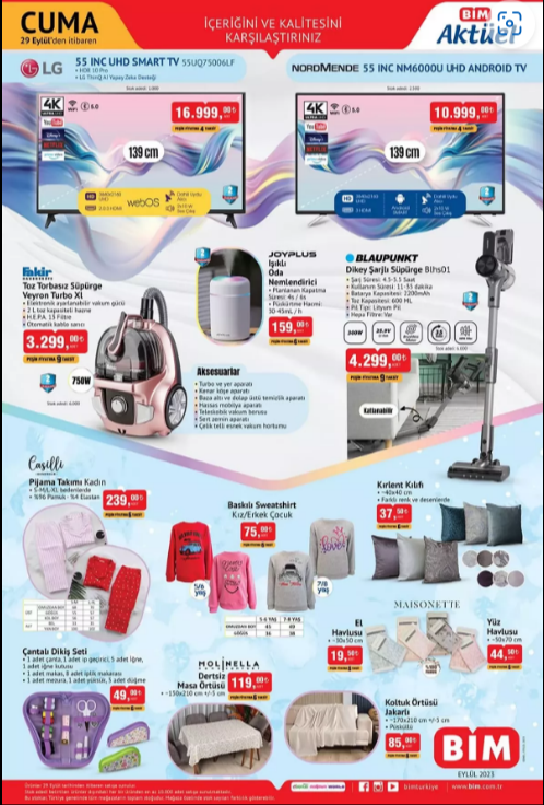 BİM'e kablosuz dikey şarjlı süpürge geliyor: Kaçırmak istemeyeceksiniz! resim: 0