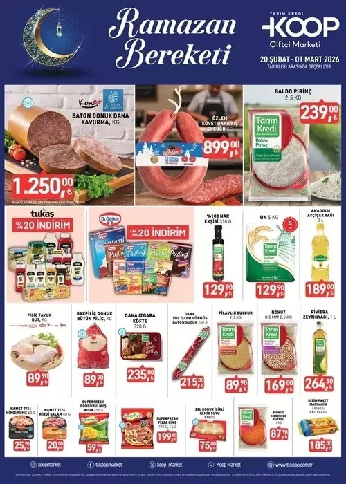 Tarım Kredi’den 2026 Ramazan Bereketi: Ette, Temel Gıdada ve Teknolojide Dev İndirimler Başladı! resim: 0