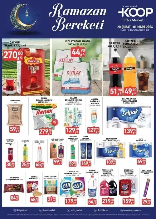 Tarım Kredi’den 2026 Ramazan Bereketi: Ette, Temel Gıdada ve Teknolojide Dev İndirimler Başladı! resim: 1