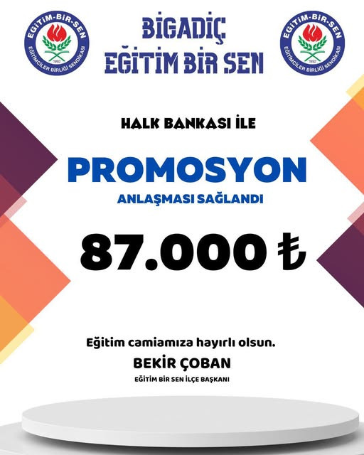 O İlçedeki Eğitim Çalışanlarına Rekor Promosyon: Kişi Başı 87 Bin TL Ödenecek! resim: 0