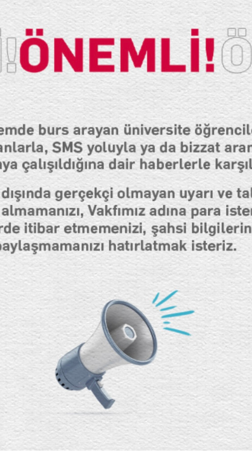 Türk Eğitim Vakfı’ndan burs arayan öğrencilere son dakika bilgilendirmesi resim: 0