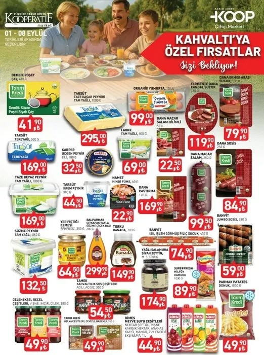 Türkiye Tarım Kredi Market'inde Eylül Fırsatları Başladı! İşte 2-8 Eylül 2025 KOOP İndirim Kataloğu resim: 0