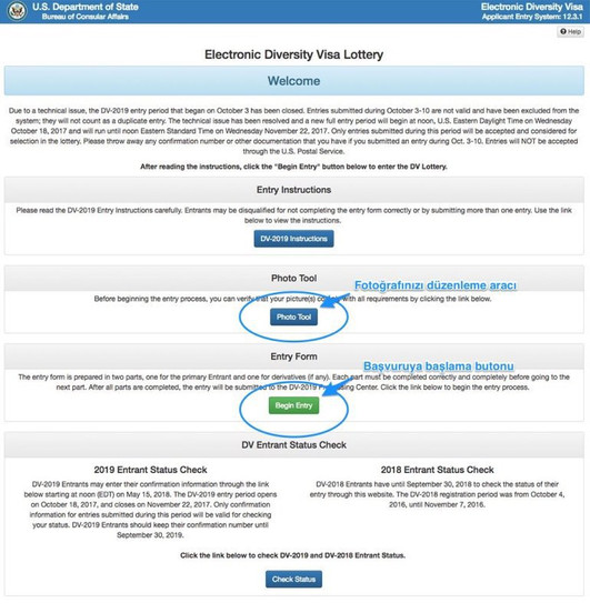 Greencard başvuruları başlıyor! İşte adım adım başvuru işlemleri... resim: 0