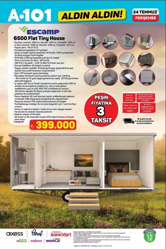 A101 24 Temmuz Perşembe Aldın Aldın Kataloğu Yayımlandı: İşte A101’in 24 Temmuz Fırsat Kataloğu resim: 2
