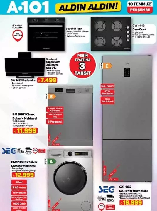 A101’e Bu hafta Valiz Seti, Çekme Karavan… Geliyor: İşte A101’in 10 Temmuz Perşembe Fırsat Kataloğu resim: 2