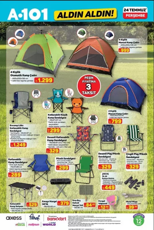 A101 24 Temmuz Perşembe Aldın Aldın Kataloğu Yayımlandı: İşte A101’in 24 Temmuz Fırsat Kataloğu resim: 1