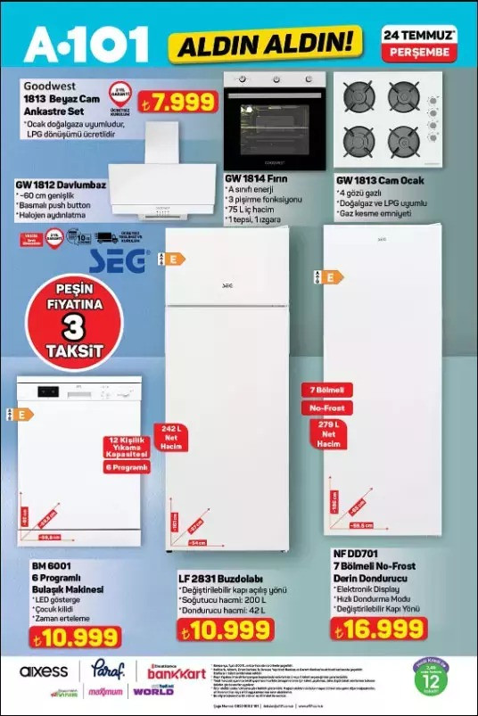 A101 24 Temmuz Perşembe Aldın Aldın Kataloğu Yayımlandı: İşte A101’in 24 Temmuz Fırsat Kataloğu resim: 5