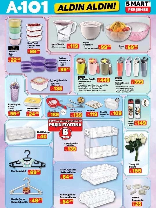 Overlok Makinesinden Akıllı Kedi Tuvaletine: 5 Mart 2026 A101 Aldın Aldın Kataloğu Yayında! resim: 9