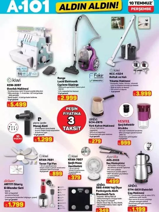 A101’e Bu hafta Valiz Seti, Çekme Karavan… Geliyor: İşte A101’in 10 Temmuz Perşembe Fırsat Kataloğu resim: 3