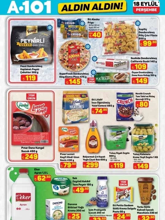 A101 Yeni Hafta İçin Fırsat Kataloğunu Yayımladı: İşte A101 Aldın Aldın 18 Eylül 2025 A101 Kataloğu… resim: 8