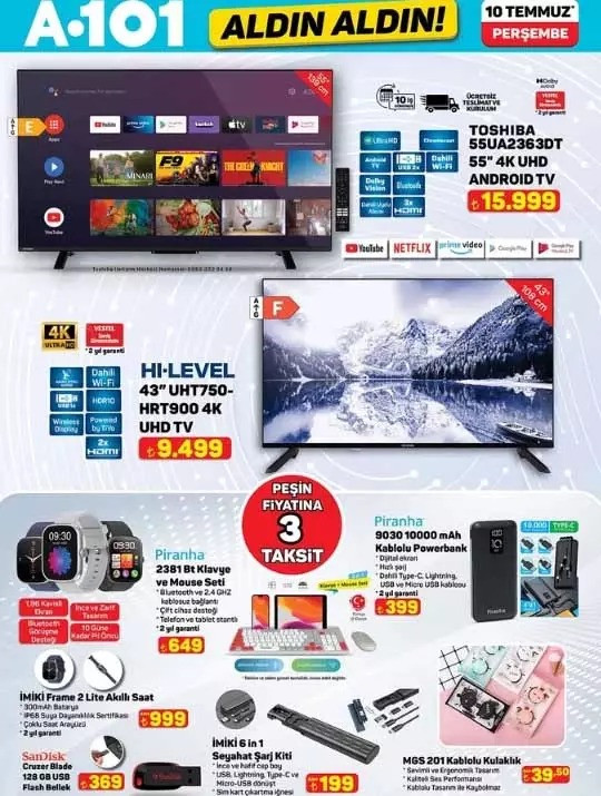 A101’e Bu hafta Valiz Seti, Çekme Karavan… Geliyor: İşte A101’in 10 Temmuz Perşembe Fırsat Kataloğu resim: 0
