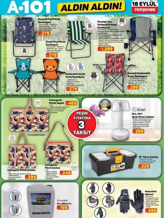 A101 Yeni Hafta İçin Fırsat Kataloğunu Yayımladı: İşte A101 Aldın Aldın 18 Eylül 2025 A101 Kataloğu… resim: 5