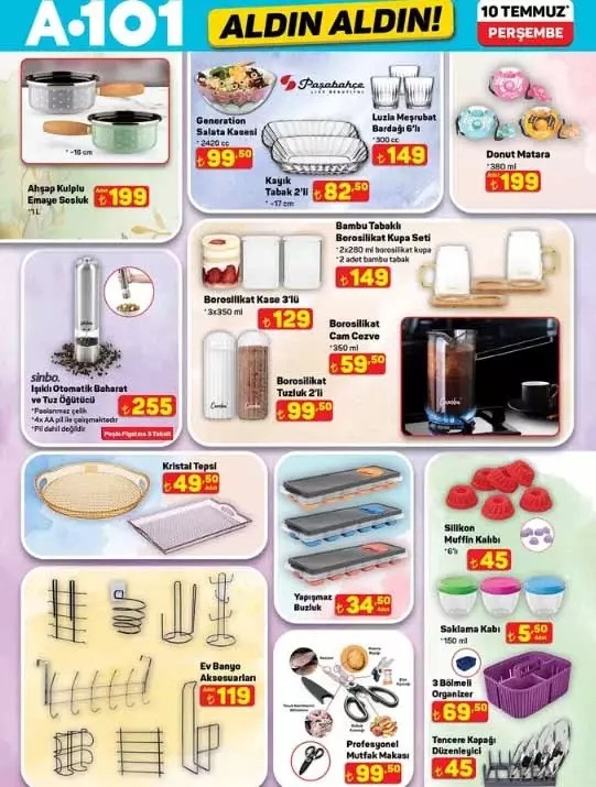 A101’e Bu hafta Valiz Seti, Çekme Karavan… Geliyor: İşte A101’in 10 Temmuz Perşembe Fırsat Kataloğu resim: 6