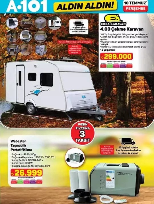 A101’e Bu hafta Valiz Seti, Çekme Karavan… Geliyor: İşte A101’in 10 Temmuz Perşembe Fırsat Kataloğu resim: 4
