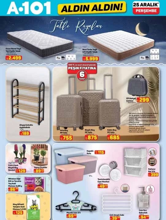 A101 Aldın Aldın Fırsat Kataloğunu Yayınlandı: İşte A101 Aldın Aldın 25 Aralık 2025 İndirim Kataloğu resim: 5