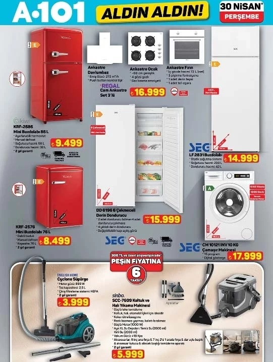 A101 30 Nisan 2026 Aldın Aldın İndirim Kataloğu Yayınlandı! Bu Hafta A101’de Yine Yok Yok… resim: 1