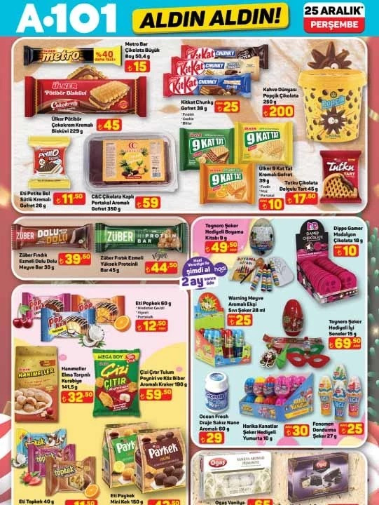A101 Aldın Aldın Fırsat Kataloğunu Yayınlandı: İşte A101 Aldın Aldın 25 Aralık 2025 İndirim Kataloğu resim: 11