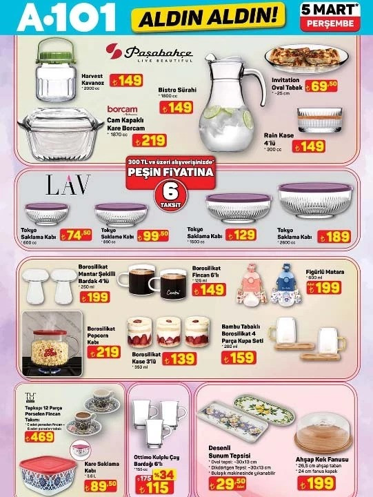 Overlok Makinesinden Akıllı Kedi Tuvaletine: 5 Mart 2026 A101 Aldın Aldın Kataloğu Yayında! resim: 8