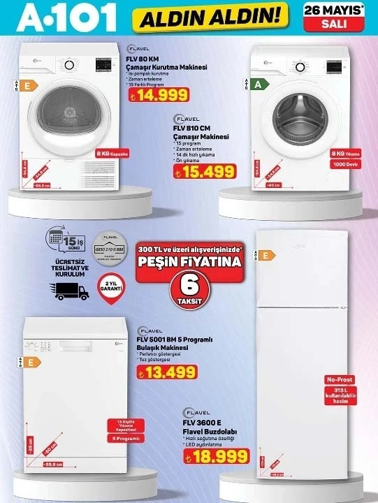 A101 26 Mayıs 2026 Aldın Aldın Kataloğunu Yayımladı: A101’de Elektrikli Araç, Şarjlı Süpürge… resim: 1