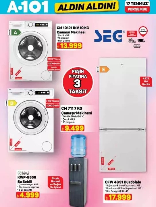 A101 Fırsat Kataloğunu Yayımladı: İşte 17 Temmuz 2025 A101 Aldın Aldın İndirimli Ürün Kataloğu resim: 10