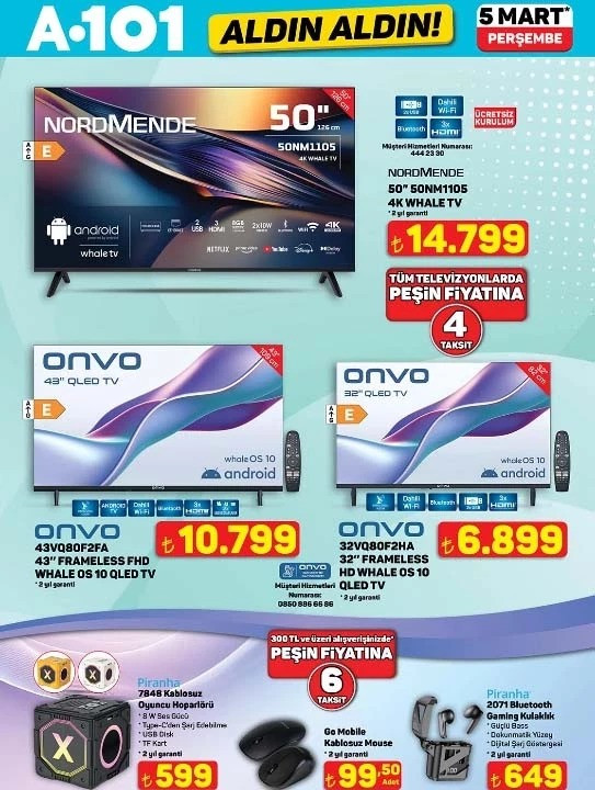 Overlok Makinesinden Akıllı Kedi Tuvaletine: 5 Mart 2026 A101 Aldın Aldın Kataloğu Yayında! resim: 5