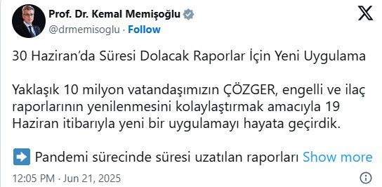 Rapor Yenilemelerine Yeni Kolaylık: Süreler Belirlendi, Randevu Sistemi Devrede resim: 0