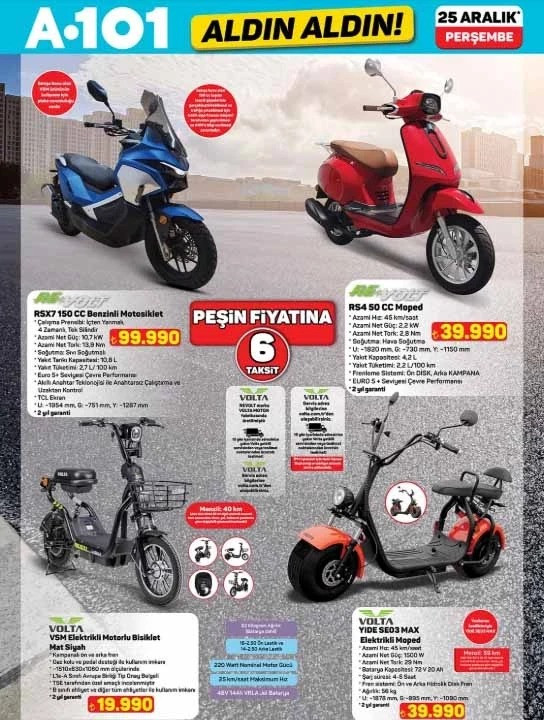 A101 Aldın Aldın Fırsat Kataloğunu Yayınlandı: İşte A101 Aldın Aldın 25 Aralık 2025 İndirim Kataloğu resim: 1