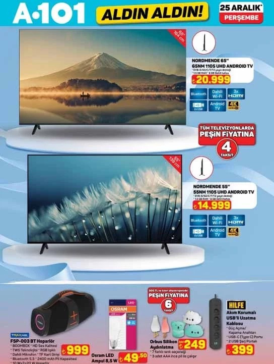 A101 Aldın Aldın Fırsat Kataloğunu Yayınlandı: İşte A101 Aldın Aldın 25 Aralık 2025 İndirim Kataloğu resim: 0