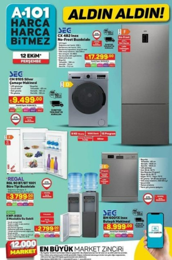 A101 12 Ekim Aktüel ürünler kataloğu: İşte indirimdeki ürünler! resim: 0